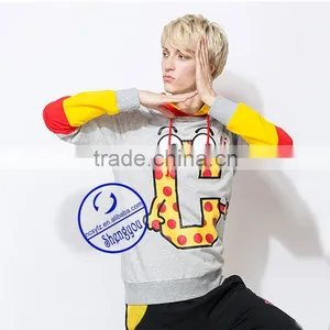 Custom Mens Fleece Sweatshirt Hoodies With Fashion Design thumbnail-2