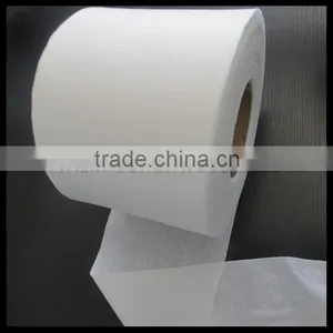 100 Rayon Disposable Spunlace Nonwoven Fabric Rolls For Wet Wipe thumbnail-1