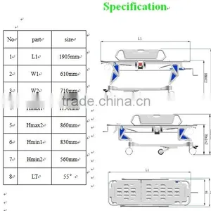 BK105 Wooden Medical Bed thumbnail-6