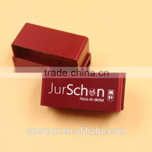 Hot Sale 15 Holes Aluminium Dental Bur Holder(red) thumbnail-3