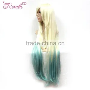 New Arrival Straight Fashion Colorful Long Density Full Lace Wig thumbnail-2