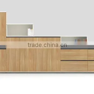 Melamine Panel Filling Storage Bookshelf With 2 Layer Modular Home Office Furniture thumbnail-6