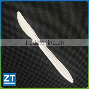 Disposable Heavy Weight White Plastic Knives thumbnail-1