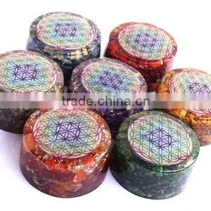 Wholesale Orgone Tower Buster Chakra Set : Flower Of Life thumbnail-6