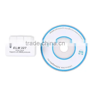 Super Mini Elm327 White ELM327 V2.1 Bluetooth OBD2 OBDII Auto Diagnostic Scanner Works on Android Symbian Windows thumbnail-1