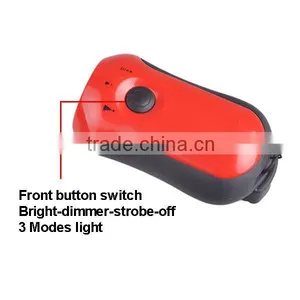 3 Modes Light Portable Plastic Dynamo LED Flashlight thumbnail-4