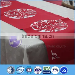 100% Polyester Laser Cutting Table Runner thumbnail-1