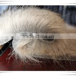 RY15092113 Long Pile Brown Fake Fur Fabric thumbnail-3
