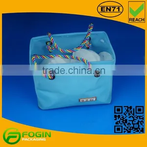 Colored Pvc Hot Selling Plastic Handle Bag thumbnail-2