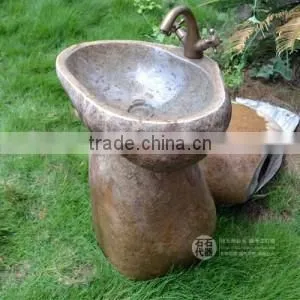 Popular Outdoor Natural Stone Wash Basin thumbnail-3