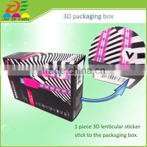 Unique Printed Small Plastic 3D Lenticular Package Box thumbnail-4