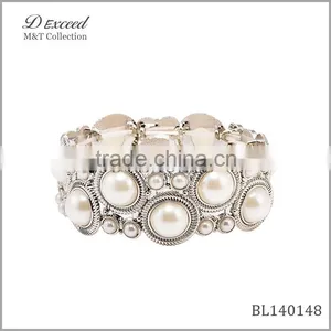 2015 New Charming Fashion Bracelet Pearl Bead Bracelet for Women thumbnail-1