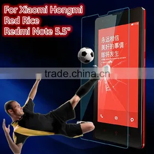 Premium 0.3mm Tempered Glass Front Film Screen Protector Guard For Xiaomi Hongmi/Red Rice/Redmi Note 5.5" thumbnail-1