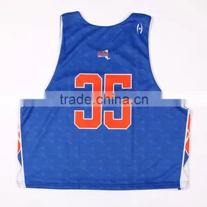 Custom Made Cool Lacrosse Jersey , Cheap Custom Lacrosse Pinnies thumbnail-2
