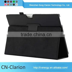 PU Leather Genuine Leather Case , Case for Microsolf Surface 3 thumbnail-1