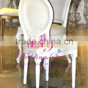 Wedding White Wooden Louis Chair thumbnail-5