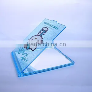 ABS Mirror,square Mirror, Blue Hello Kitty Mirror, Standing Mirror, Portable Fold Cosmetic Mirror thumbnail-3