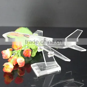 Crystal Glass Plane Model Toy thumbnail-3