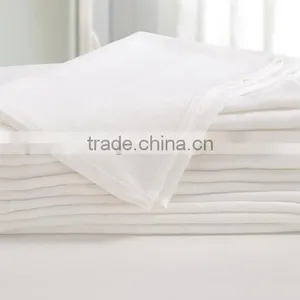 Plain White Bamboo and Cotton Muslin Wraps thumbnail-1