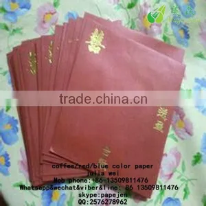 Red Color Kraft Paperboard Wholesale 100% Wood Pulp Red Color Paper thumbnail-5