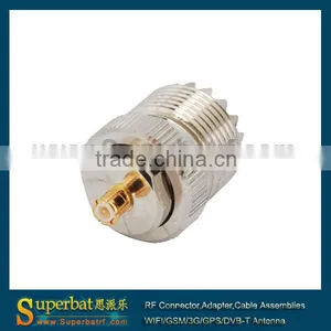 UHF-MCX Adapter UHF Jack to MCX Plug Straight Connector Car Radio Antenna Adapter thumbnail-1