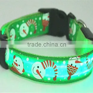 Lovely Christmas Flashing LED Safety Puppy Supplies Collar thumbnail-5