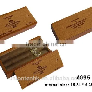 Small Wooden Sliding Lid Box thumbnail-3
