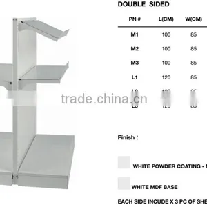 Metal Single Side Retail Display / Double Side Retail Display / Pegoard Supermarket Shelves thumbnail-5