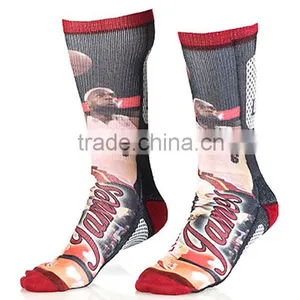 Wholesale Custom Make All Over Print Dye Sublimated Socks thumbnail-2