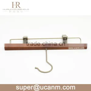 HRW-GT315GV Antique Lotus Wooden Pants Hanger thumbnail-4