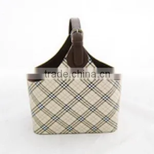 Top Level Promotional Handmade Faux Leather Storage Basket thumbnail-2