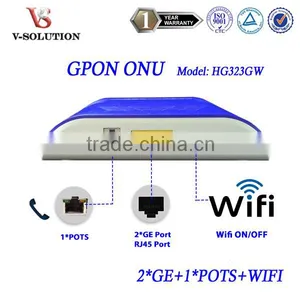 2GE + 1POTS + WIFI FTTH GPON Interface Optical Network Unit ONU thumbnail-2