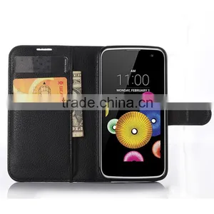 9 Colors Luxury Flip PU Leather Cover For LG K10 K7 K4 Wallet Phone Bag thumbnail-4