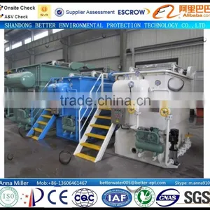 DAF-5 Small Capacity Industrial Waste Water Treatment Plant, High Remove Rate of TSS, COD, BOD thumbnail-1