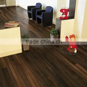 Cheapest Eco-friendly Moisture Proof & Anti-cigarette Vinyl Laminate Wood-plastic Flooring thumbnail-6