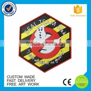 Custom Garment Accessories Eco-friendly 3d Pvc Rubber Patches thumbnail-1