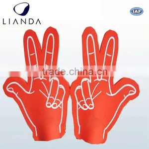 Foam Finger for Sale,promotional Oem Foam Hand,eva Foam Cheering Hands thumbnail-1