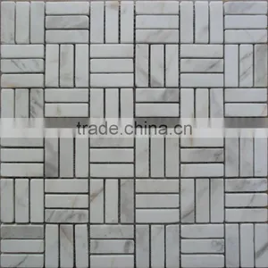 White Marble Mosaic Wall Tiles Manufacturer thumbnail-1