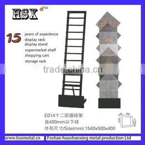 Floor Standing Metal Display Stands for Ceramic Tiles HSX-S519 Ceramic Display Stands thumbnail-6