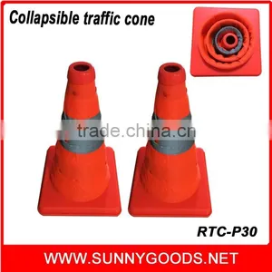 Height 700mm Retractable Safety Cones Traffic Cone Hat thumbnail-5