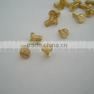 DIN 84 Slotted Cheese Head Machine Screws Brass thumbnail-1
