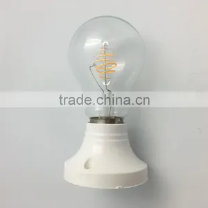 New Design A60 A19 LED Filament Bulb 110V 240V Spiral Filament Light Bulb thumbnail-3