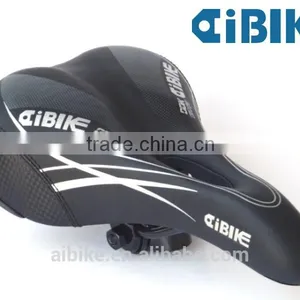 Taiwan Made AiBIKE Ergo Black Saddle for Mini Velo Folding Bicycle Vintage Bike Saddles thumbnail-1