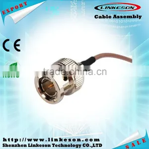 Straight BNC Male to Male rf Coaxial RG179 Extension Cable thumbnail-2