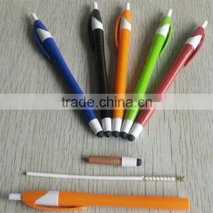 Unique Products to Buy Solid Color Barrel and Clip Logo Stylus Pen thumbnail-5