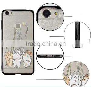 Silk Pattern Tpu+pc Bumper Case Back Cover for Xiaomi mi 5 Mimax Redmi Note 4 3 2 1 c i Pro Prime thumbnail-2
