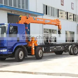 12ton Crane With Straight Arms, SQ12S4, Hydraulic Crane on Truck. thumbnail-2