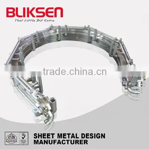 CNC Laser Cutting Metal Single Slot Shelf Bending Bracket thumbnail-1