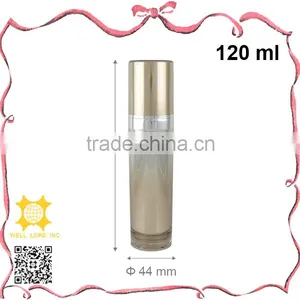 120ml Pretty Gold Hot Stamping Cylinder MS Lotion Pump thumbnail-1