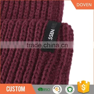 Crocheted Knitted Factory Custom Winter Hats Beanie Hats thumbnail-5